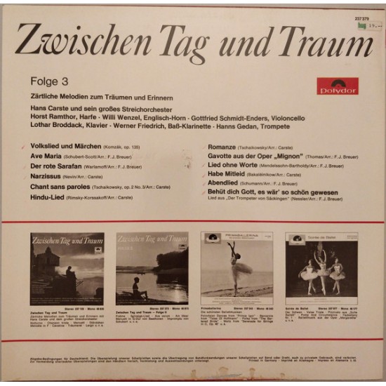 Zwischen Tag Und Traum