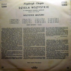 Dzieła Wszystkie – Mazurki Vol. 1