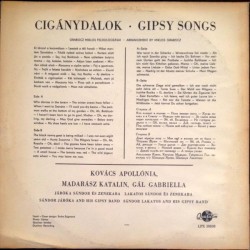 Cigánydalok - Gipsy Songs