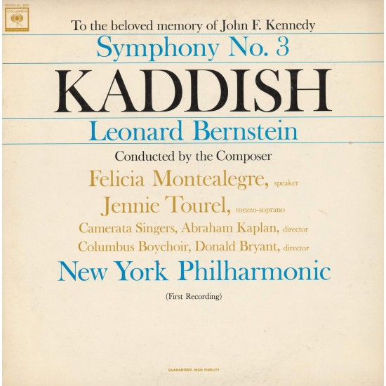 Symphony No. 3 Kaddish (First Recording)