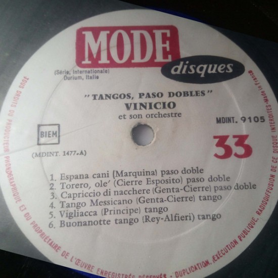 Paso-Dobles, Tangos