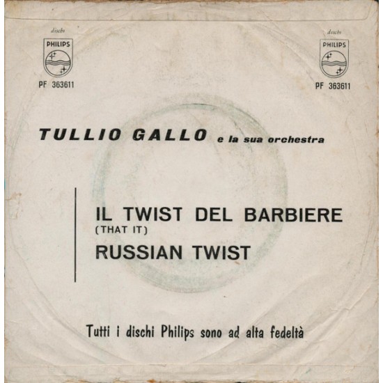 Il Twist Del Barbiere (That's It)/Russian Twist (Occhi Neri)