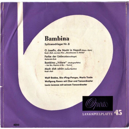 Bambina (Spitzenschlager Nr. 6)