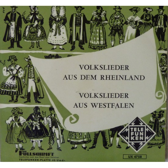 Volkslieder Aus Dem Rheinland - Volkslieder Aus Westfalen