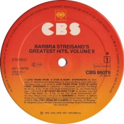 Barbra Streisand's Greatest Hits - Volume 2