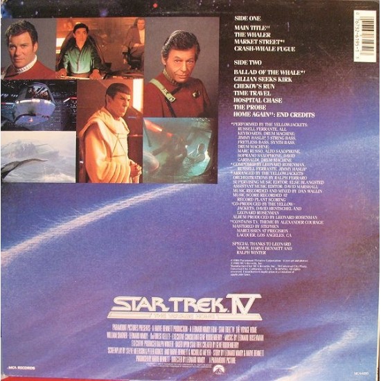 Star Trek IV: The Voyage Home (Original Motion Picture Soundtrack)