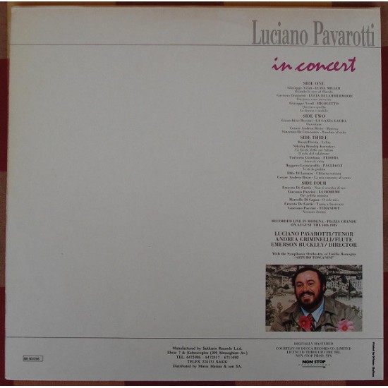 Luciano Pavarotti In Concert