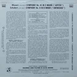 Mozart - Symphony No. 41 In C Major ("Jupiter"), Schubert - Symphony No. 8 In B Minor ("Unfinished")