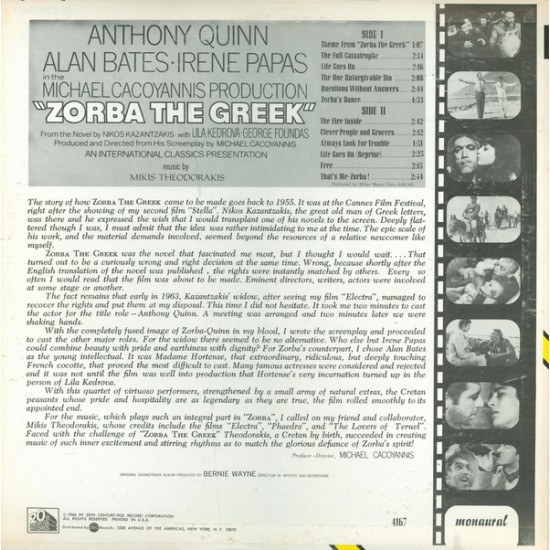 Zorba The Greek (Original Soundtrack)