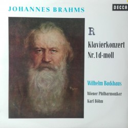 Johannes Brahms; Klavierkonzert Nr. 1 d-moll; Wilhelm Backhaus; Wiener Philharmoniker; Karl Böhm