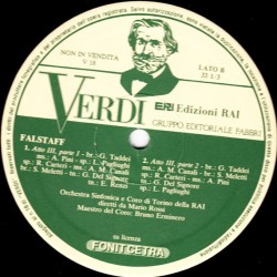 Verdi: Edizioni Rai 18 - Brani Da Falstaff