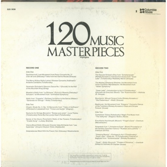 120 Music Masterpieces Highlights