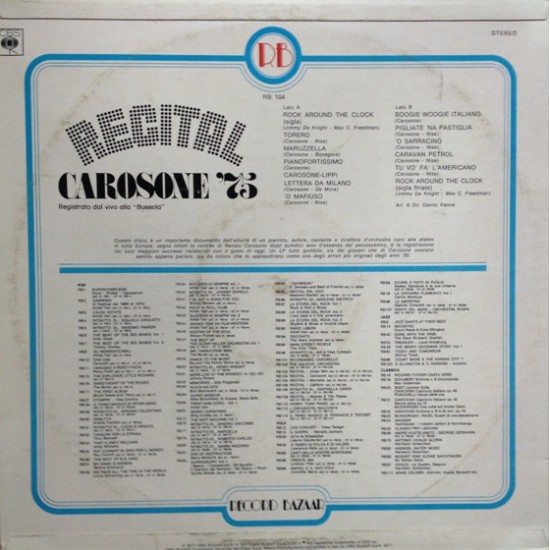 Recital Carosone '75