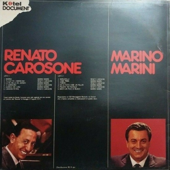 Renato Carosone / Marino Marini