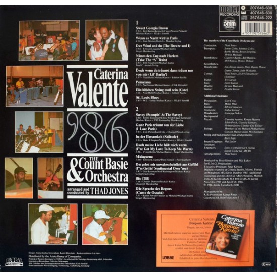 Caterina Valente '86 & The Count Basie Orchestra