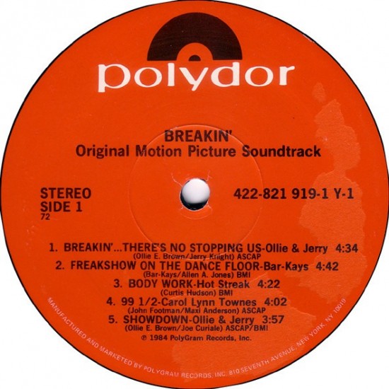 Breakin' - Original Motion Picture Soundtrack