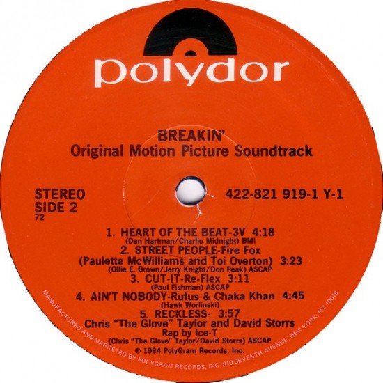 Breakin' - Original Motion Picture Soundtrack