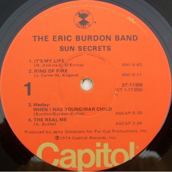 Sun Secrets-The Eric Burdon Band