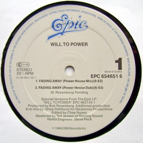 Fading Away-Will To Power