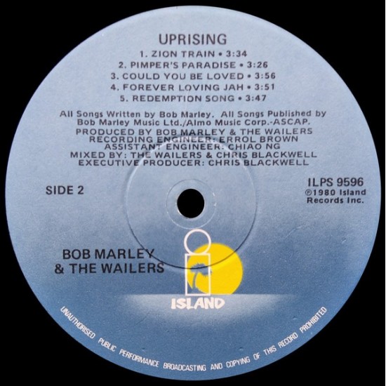 Uprising-Bob Marley & The Wailers