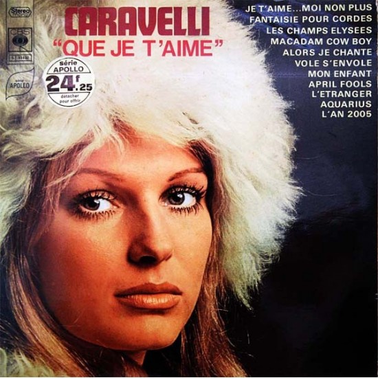 Caravelli – Que Je T'Aime