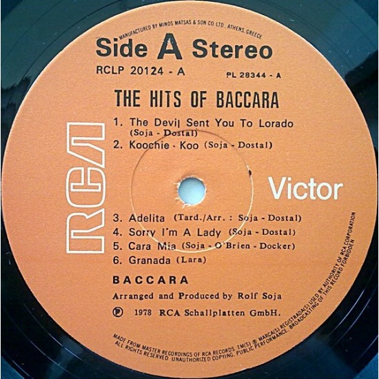 The Hits Of Baccara