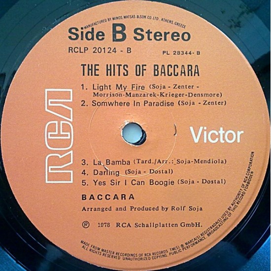 The Hits Of Baccara