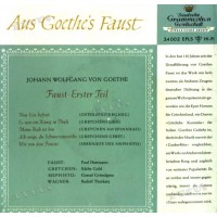 Aus Goethe's Faust · Erster Teil